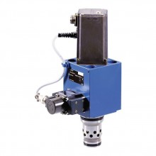 Directional high-response cartridge valve, pilot-operated, with integrated electronics (OBE) 2WRCE…S