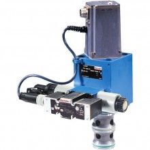 Directional high-response cartridge valve, pilot-operated, with integrated electronics (OBE) 3WRCE...-2X/P