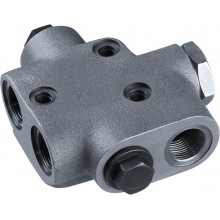 Flushing valve with pressure holding valve SV