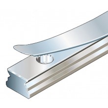 Loose Cover Strip with snap fit for Miniature Ball Rail Systems